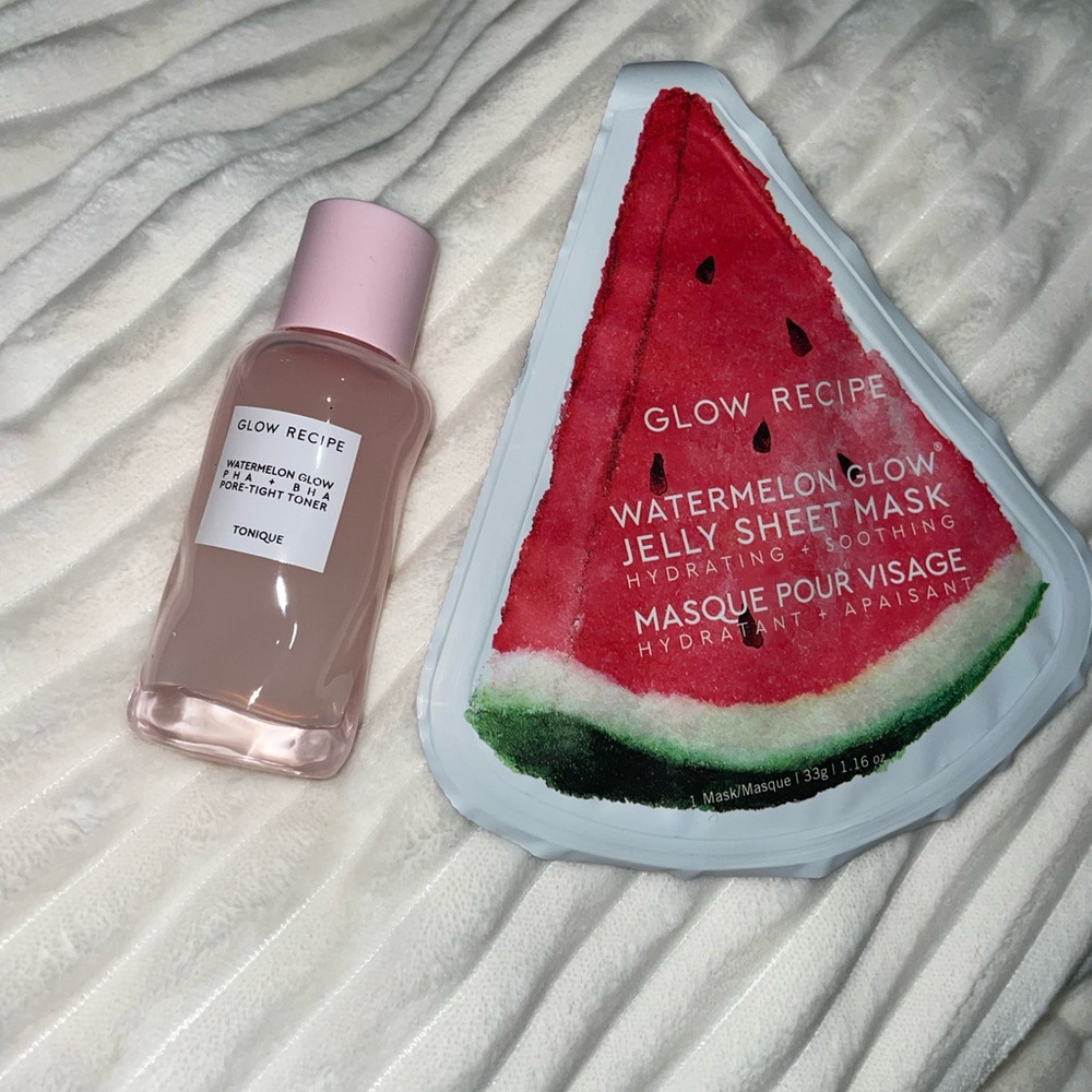 Glow Recipe Watermelon Glow Toner and Mask Set